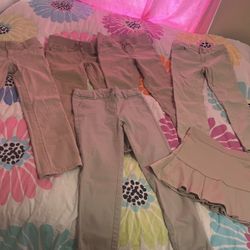 Lot Of 7/8 School Pants For Girls. 