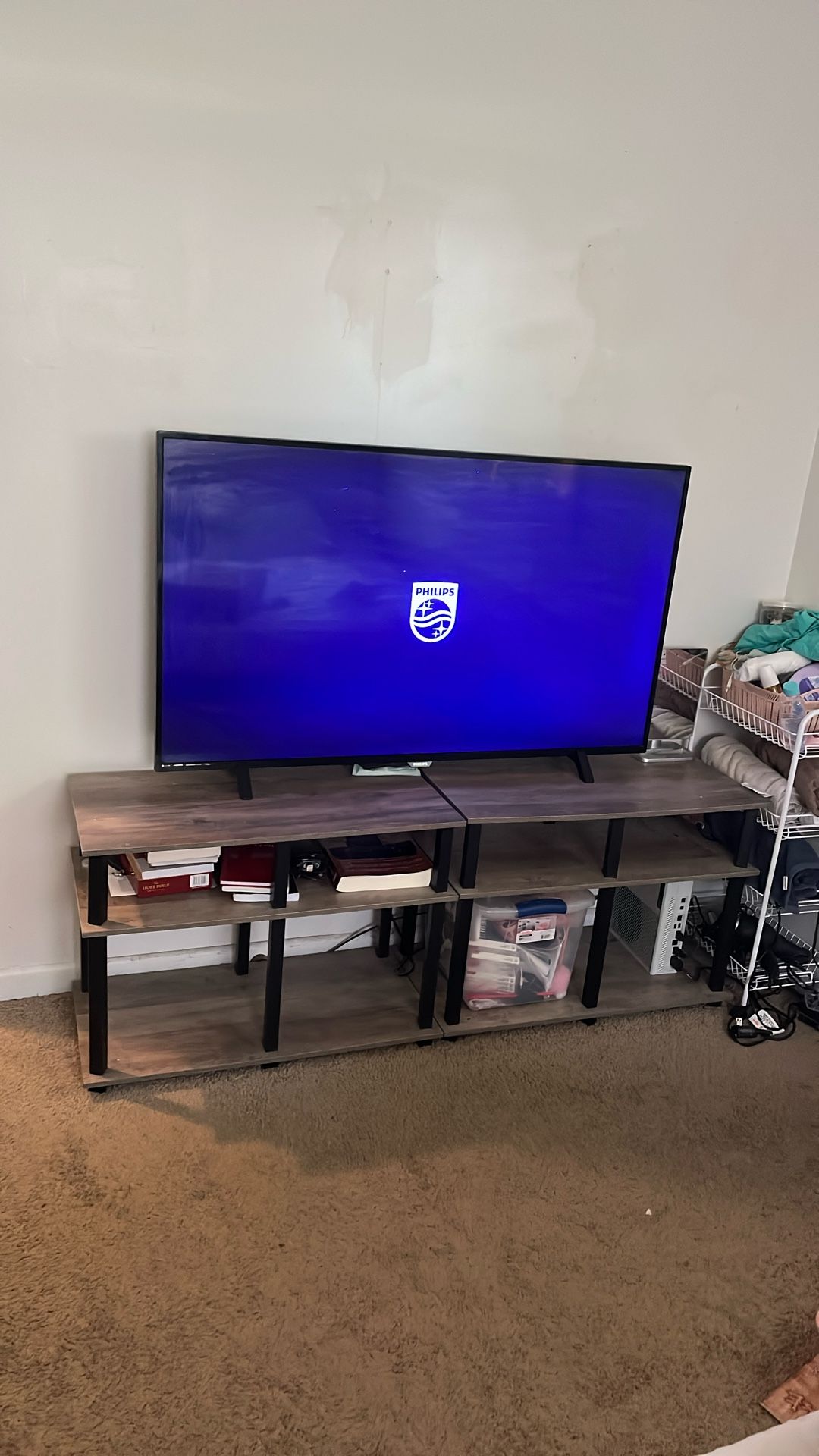 65 IN Philips TV + TV Stand