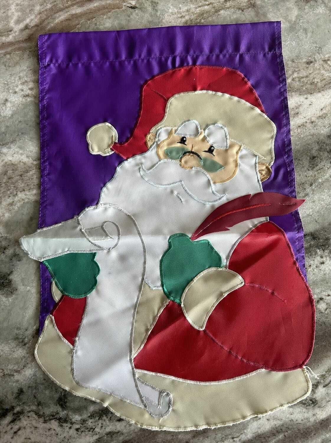 Santa Garden Flag