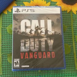 Call Of Duty Vangaurd PS5 New Never Opened Plastic Sealed 