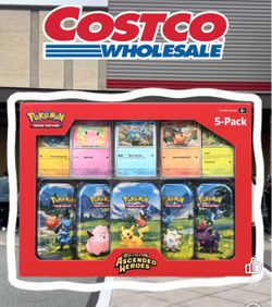 Pokémon TCG Mega Evolution Ascended Heroes 5-Pack mini tin
