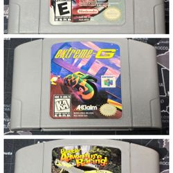 🎮 Nintendo 64 Racing Games Lot – Tested & Working 🎮