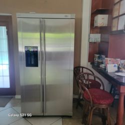  GE Monogram Side by Side Refrigerator (contact info removed) . 