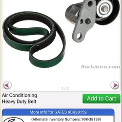 5.3 Gm Or Chevrolet Engine A/c Tensioner With Belt 
