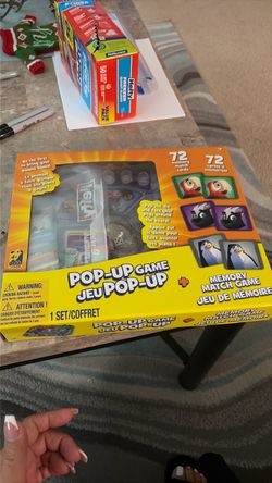 Pop-Up Game + Memory Match Game Set