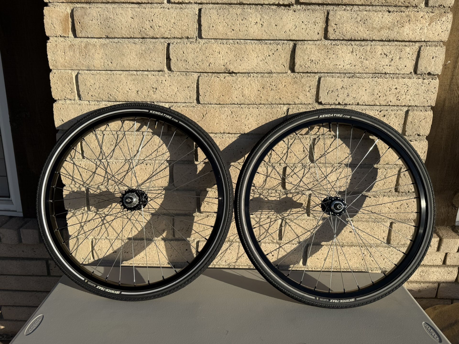 26” BMX wheel set rhino lite/bullseye
