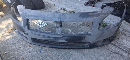 Front Bumper Cover Black OEM Auto Part