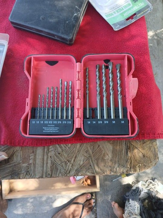 Hyper Tough 15 Piece Masonry Drill Bit Set