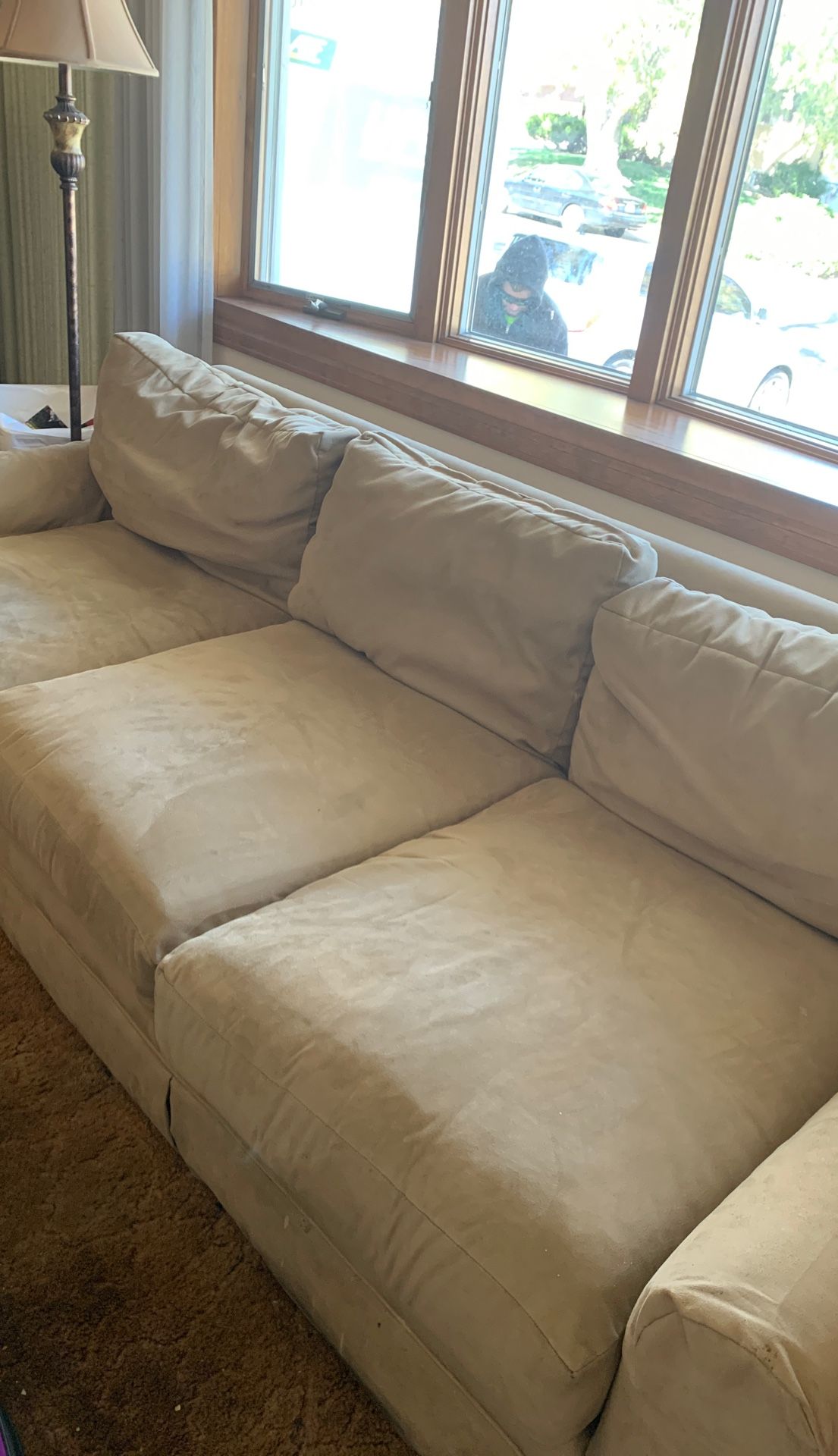 Microfiber couch