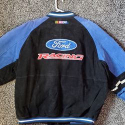 XXL LEATHER FORD RACING JACKET
