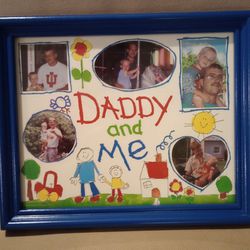 Three "Daddy And Me" Photo Frames