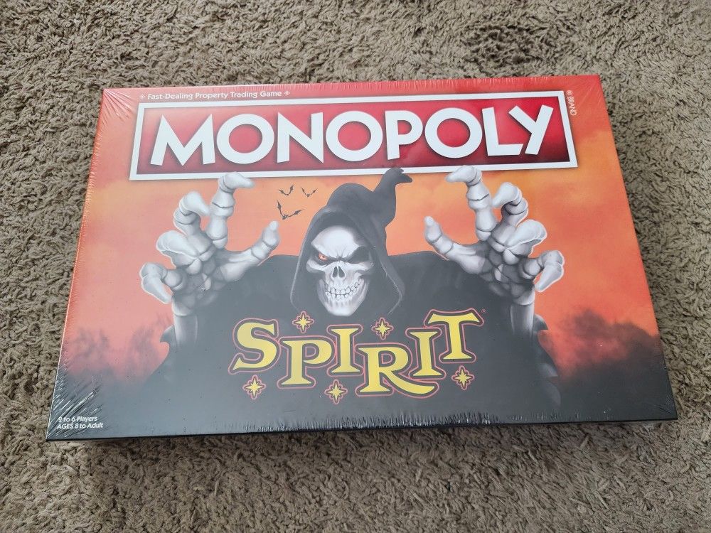 Spirit Halloween Monopoly Rare New