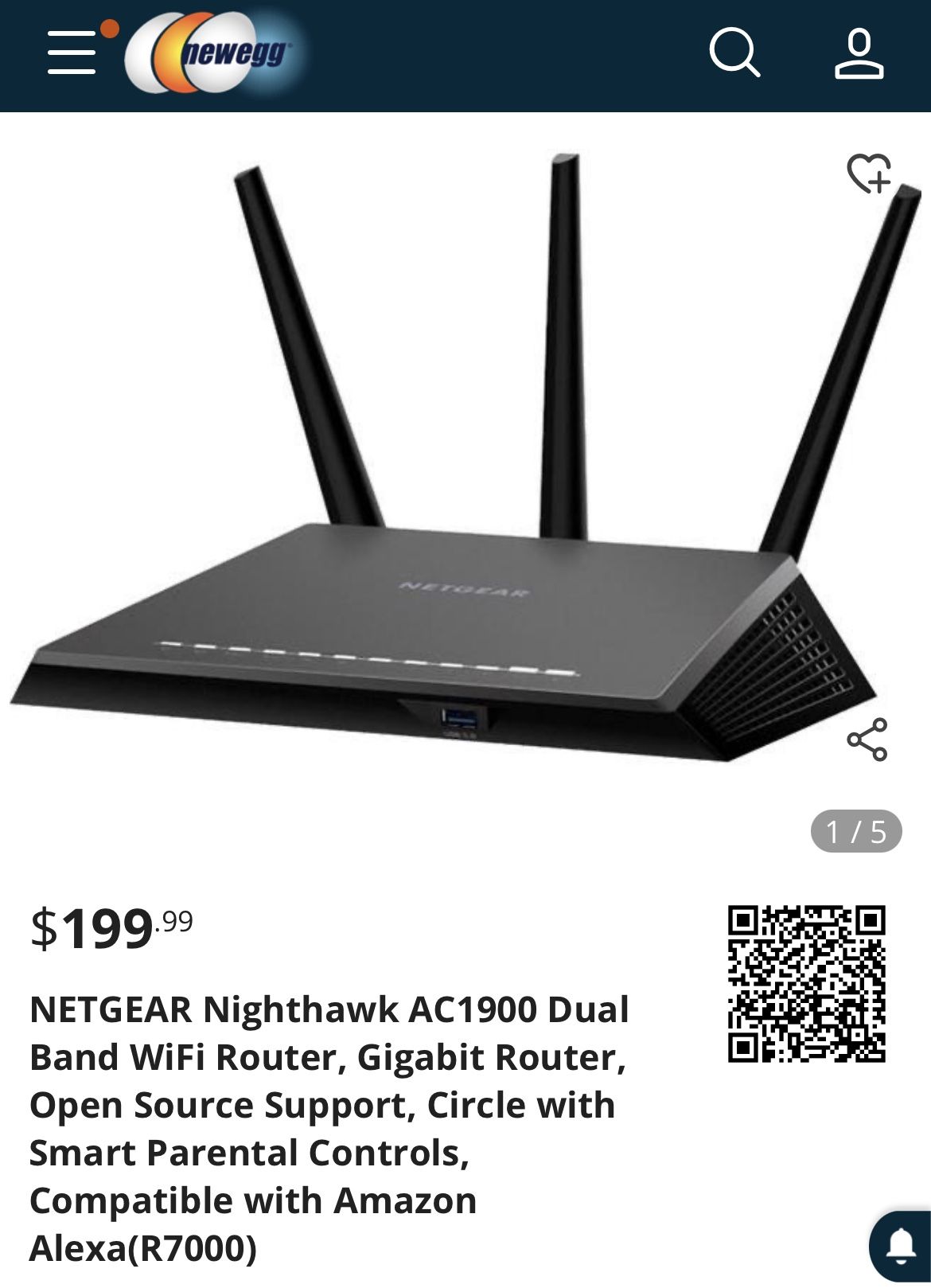 NETGEAR CM600 Modem & AC1900 Nighthawk Wireless Hub