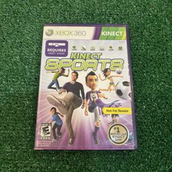 Kinect Sports (Xbox 360) CIB – Kinect Required – Not for Resale