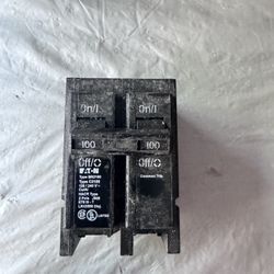 Eaton Corporation Br2100 Double Pole Interchangeable Circuit Breaker, 120/240V, 100-Amp by EATON CORPORATION