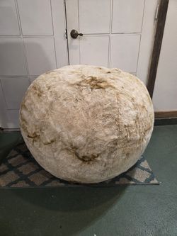 LePouf Carmel Swirl Bean Bag Chair