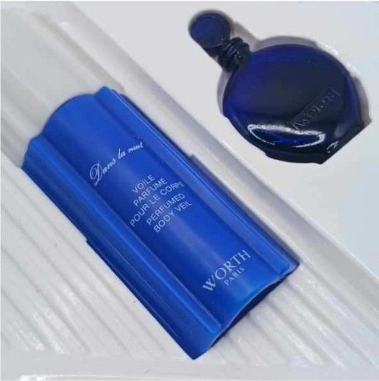 Worth dans la nuit 1924 7 ml 0.23 fl.oz. ( empty bottle) body veil 1 oz 40 %