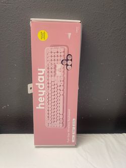 Heyday Full-Size Wireless Keyboard Pink