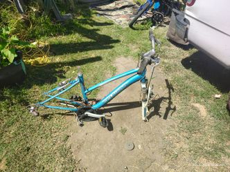 Schwinn girls bicycle frame with parts