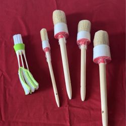 Car detailing brushes