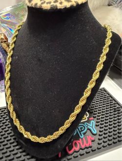 Played gold chain