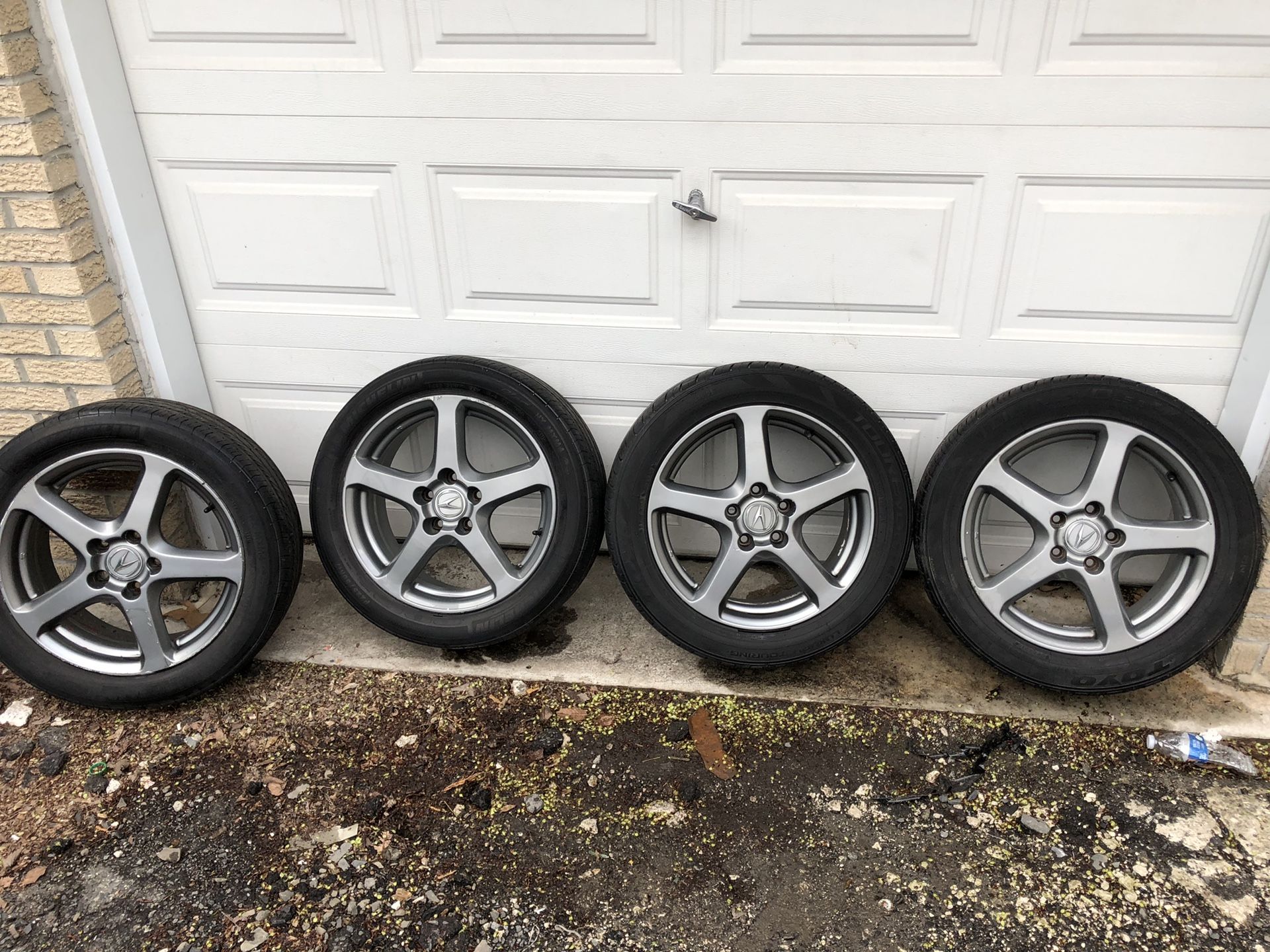 HFP Silverstar EP-R5 5x114 wheels 17x7 ET55 W/ Tires