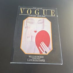 Vintage  hardcover book The Art of Vogue Covers 1(contact info removed) by William Packer