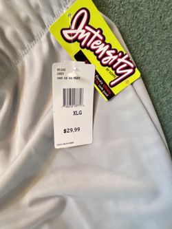 New Intensity Soffe Light Gray Softball Pants In XL - Baseball