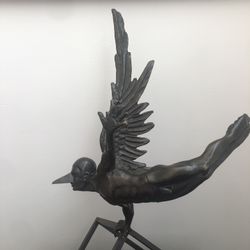 Jorge Marin Estatua Bronce 