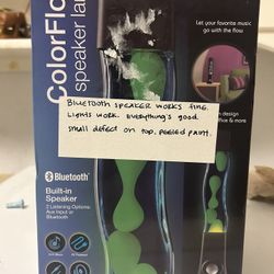 Color Flow speaker lamp