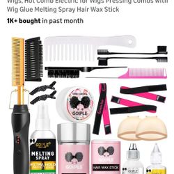 Electric Hot Comb Hair Straightener