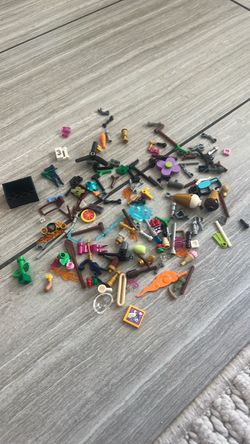 LEGO Minifigure Accessories and Parts  .50 - $1+.  Rare authentic parts.