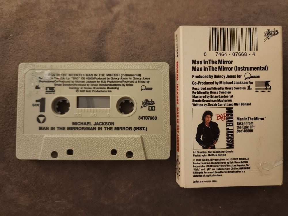 Michael Jackson Man In The Mirror Cassette for Sale in Phoenix, AZ