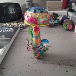 Handmade Mini Wooden Mushrooms 