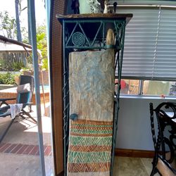 Vintage Wine Holder Gabinete, From The Nepal Tribes, Inherited From My Mother In Law,  Don’t Know The Story Of It, Hold 40 Bottles 