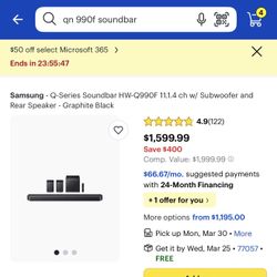 New 990f Samsung Soundbar 