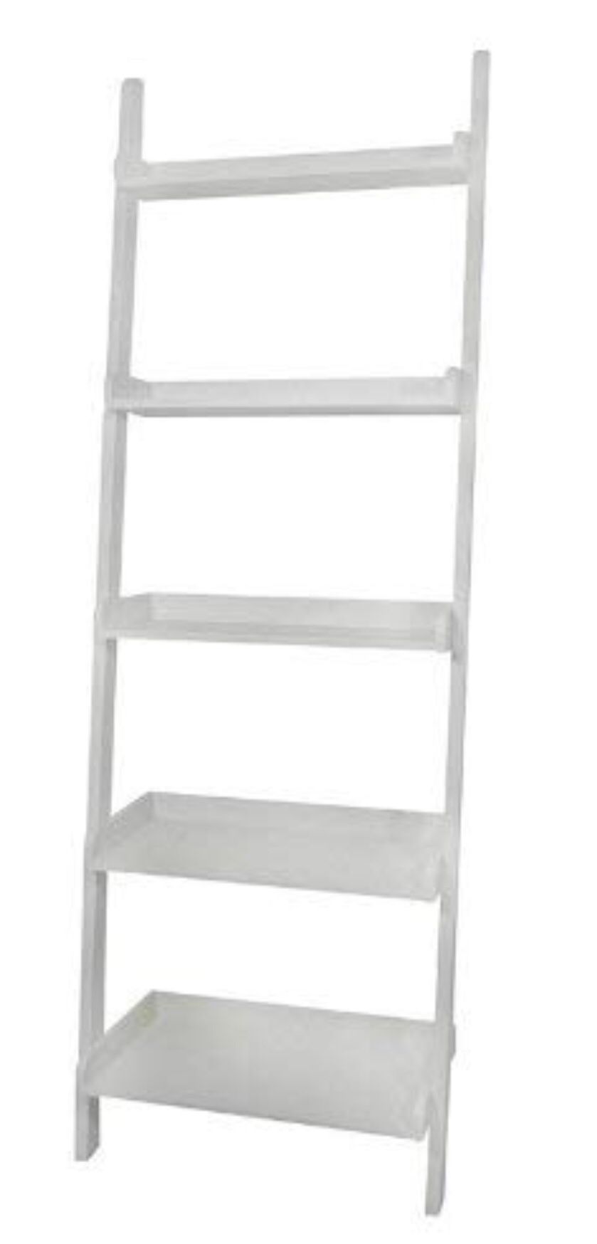 Set of 2 - 5 Tier Leaning Ladder Shelves