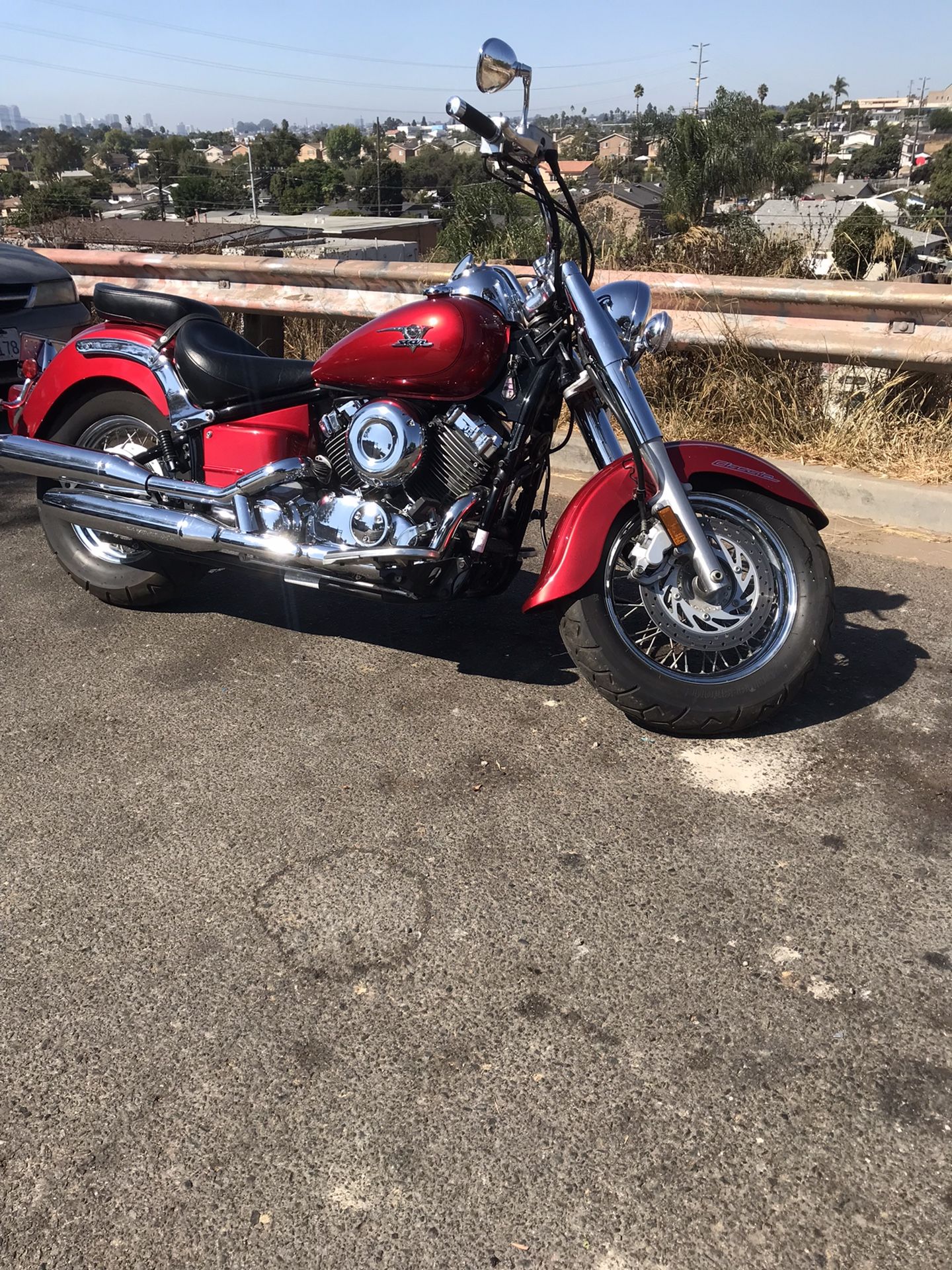 Yamaha V Star (contact info removed) 1858 Miles for Sale in San Diego
