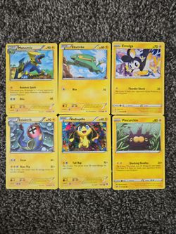 Pokémon TCG Electric Type Card Lot of 6