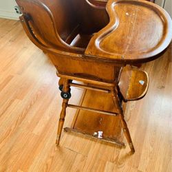 Antique High Chair 