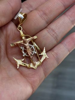 14 k dije ancla tres oros