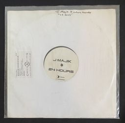 J Majik 24 Hours Vinyl Record 12” Promo Released 2002 UK Defected DEFMAJIK001 (Rare White Label!)