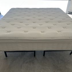 Like New Leesa + West Elm Natural Hybrid King Mattress