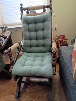 Wooden rocking chair