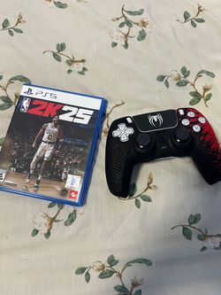 PS5 NBA 2K25 & Spider-Man DualSense Controller Bundle