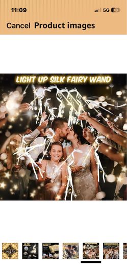 New! 60 unopened light-up wedding wands
