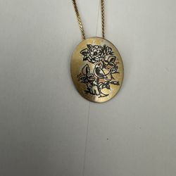 Floral Pendant Necklace