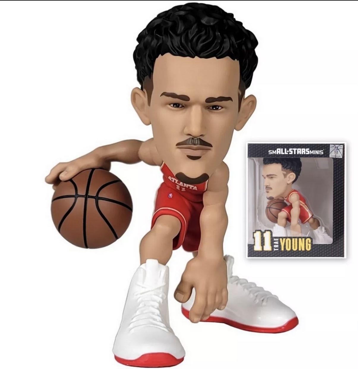 Trae Young NBA Atlanta Hawks smALL-STARS Minis 6" Action Figure Vinyl Figurine