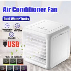 Portable Air Conditioner cooling Conditioning Humidifier Purifier USB Air Cooler