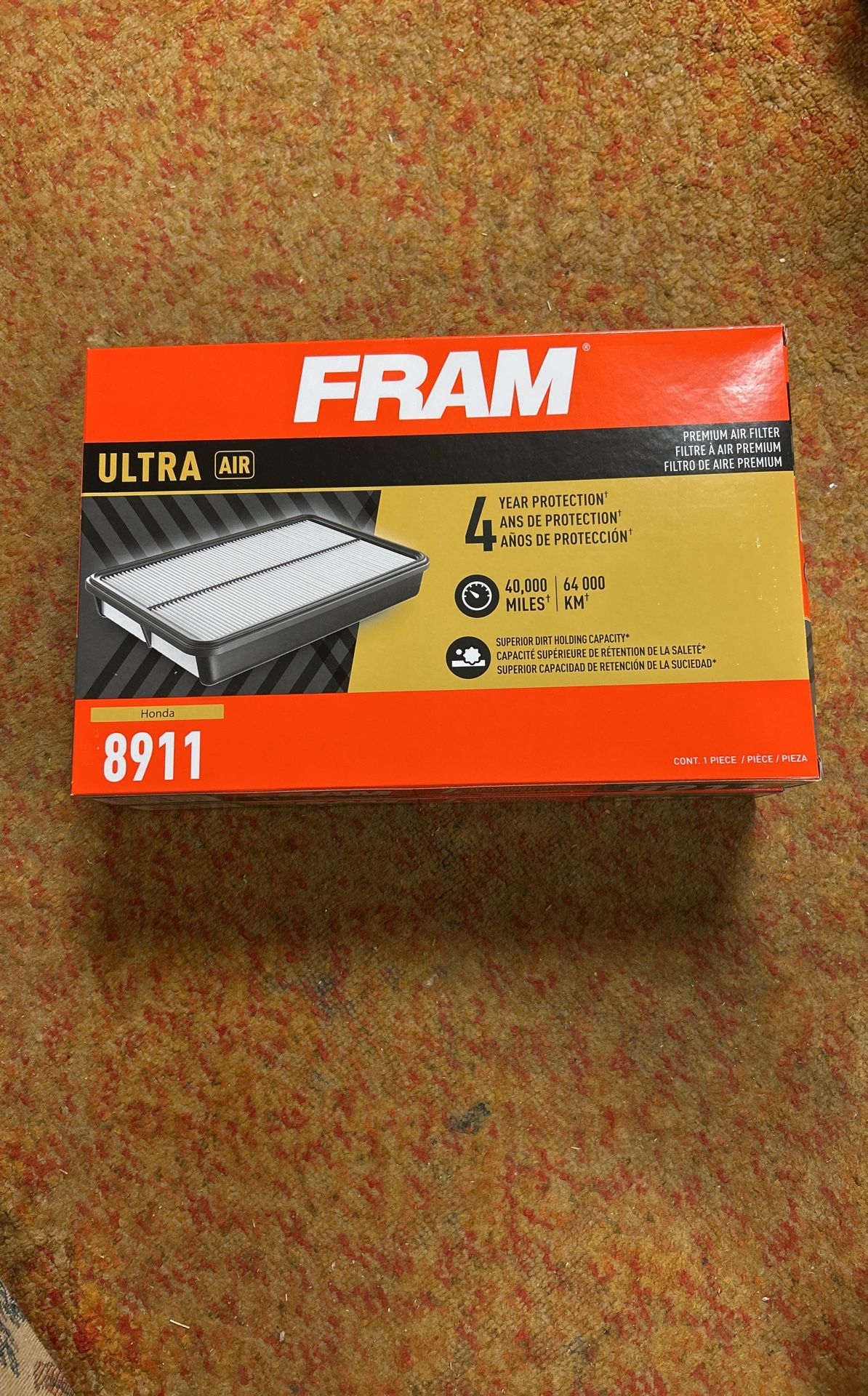 4 Fram Filters. Model #8911.